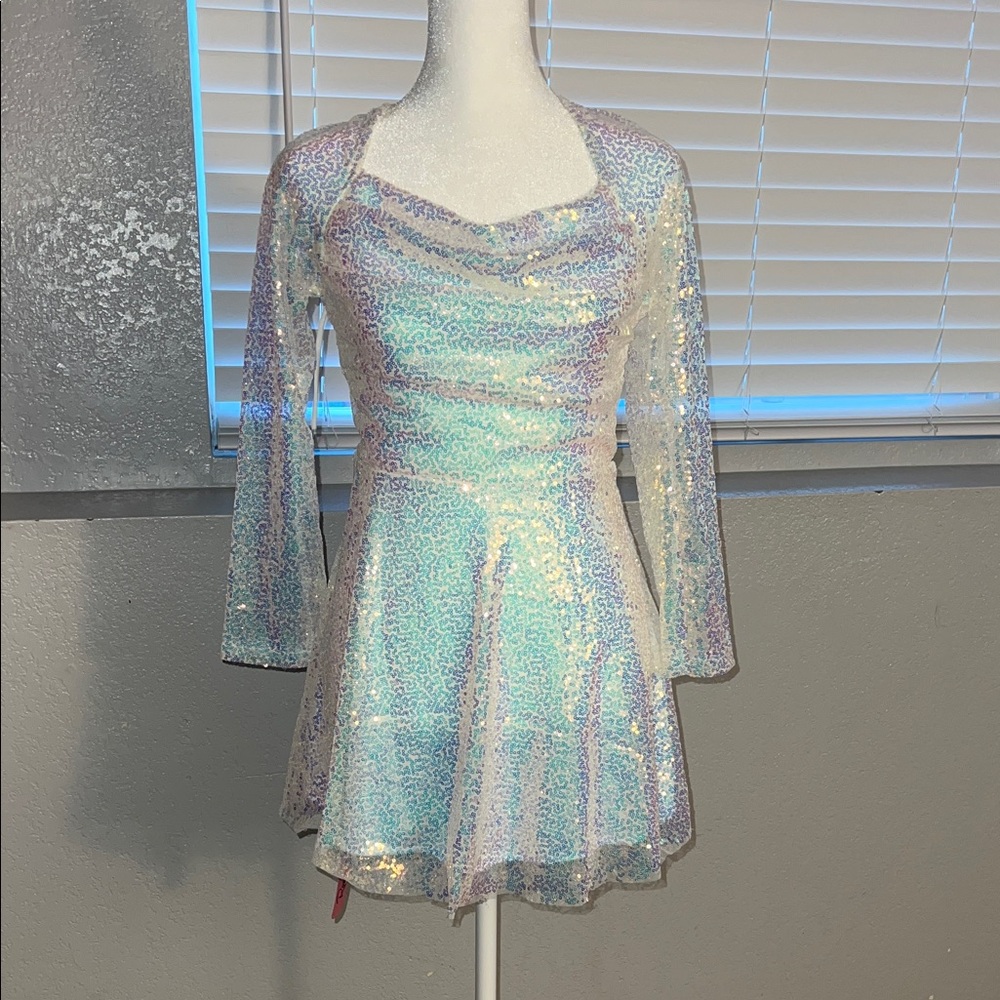 Iridescent Sequin Dress